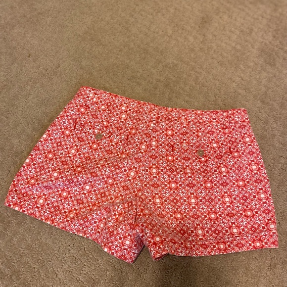 Gap - Woman’s denim pink/white high rise short shorts, Size: 6 - Picture 2 of 7